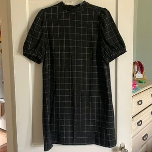 Loft Windowpane Dress